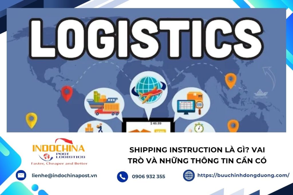 Shipping Instruction SI trong vận chuyển quốc tế
