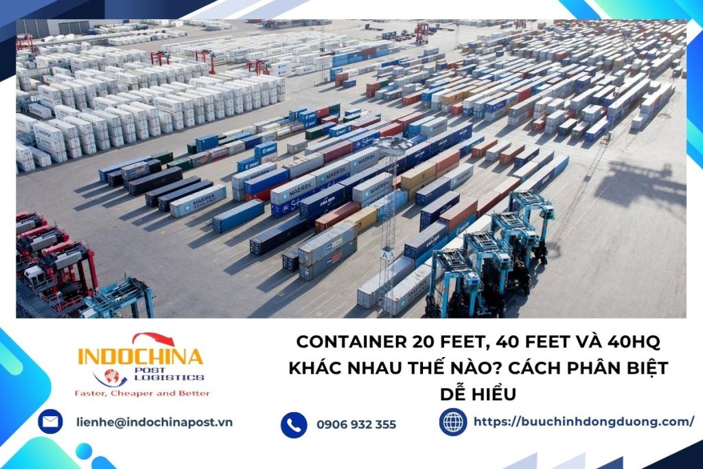 Container 20 feet 40 feet và 40HQ