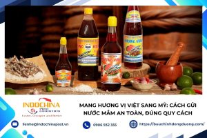 Gửi nước mắm đi Mỹ với quy cách đóng gói chống rò rỉ